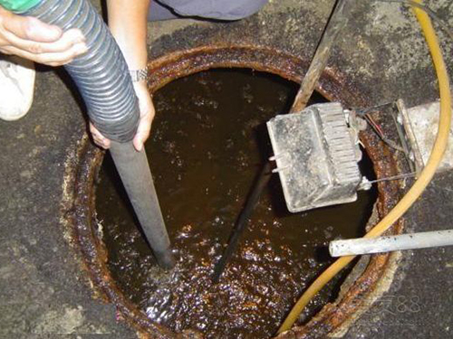 灞桥隔油池清理